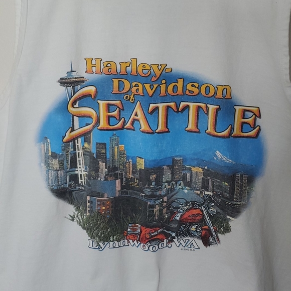 Harley-Davidson Other - Harley Davidson Vintage White Tank Top XL